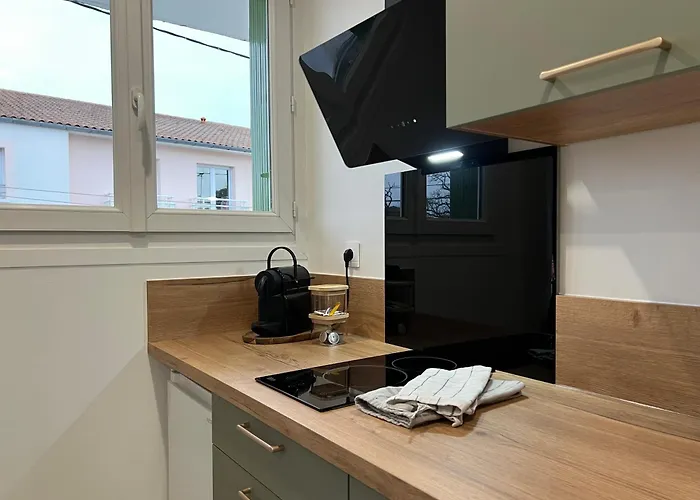 Ღ Terracotta - Elegant Cocon Neuf Avec Wifi Haut Debit 라로셸